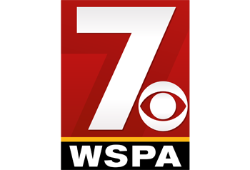 7WSPA logo with eye on it red background with white font