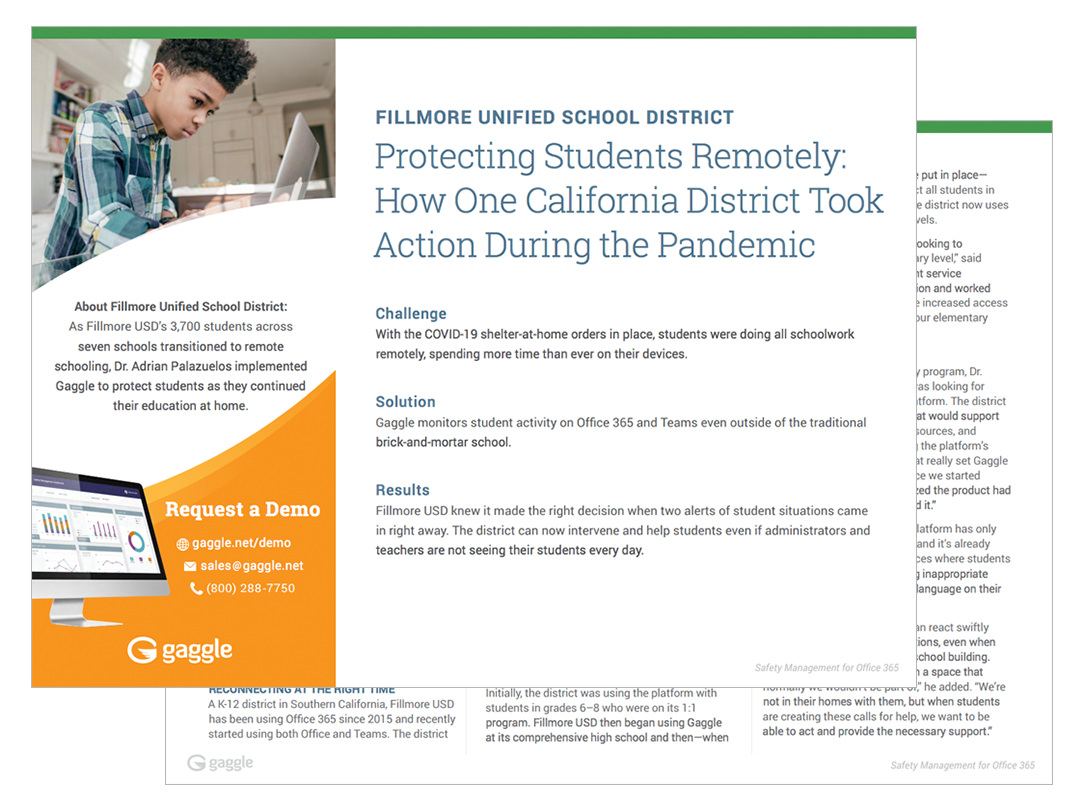 CASE STUDY - Fillmore Unified School District