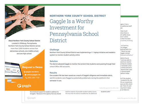 CASE STUDY - Northern York County School District