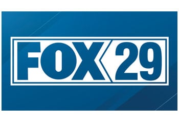 Fox 29 white logo on blue background