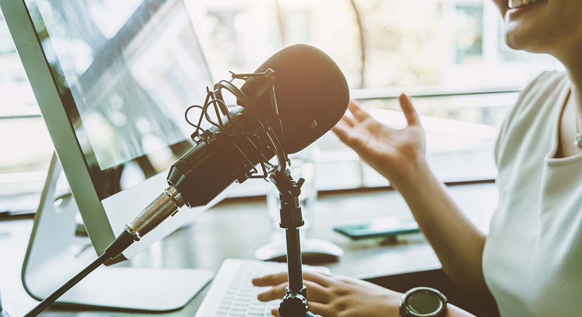 Podcast microphone