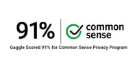 91% black text with Common Sense logo