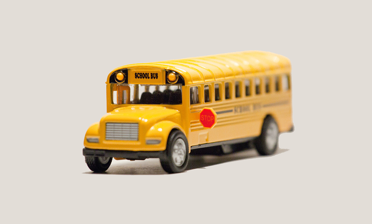 School bus toy
