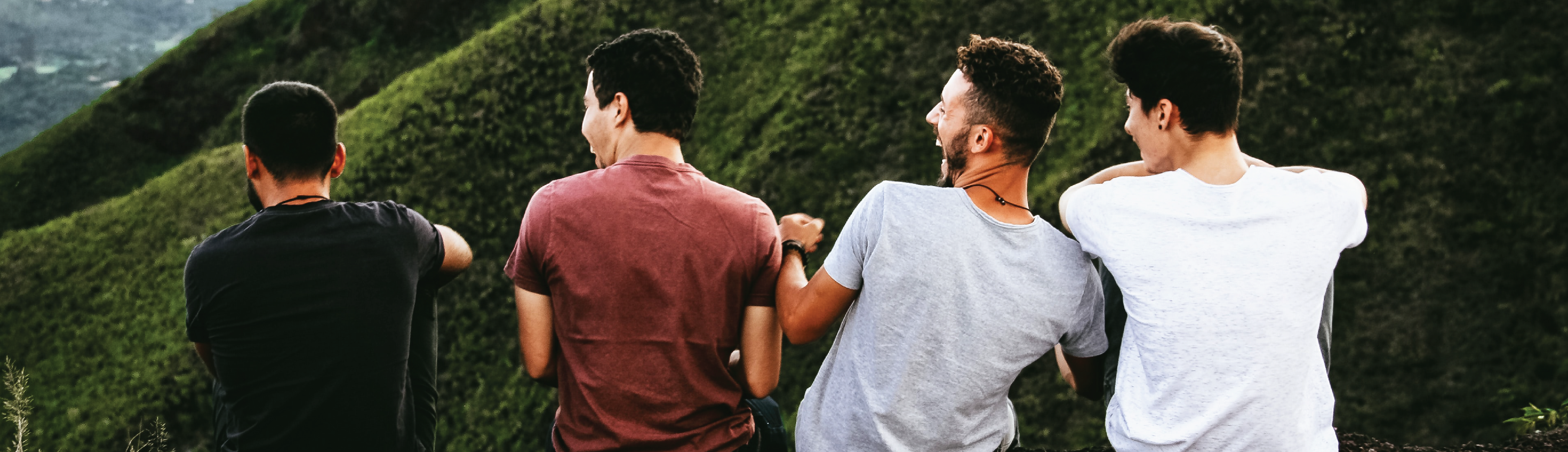 Friends laughing