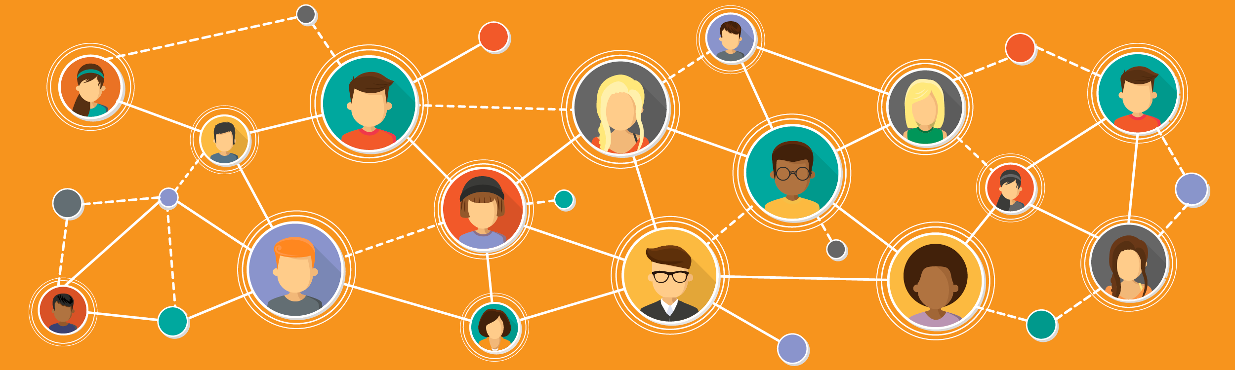 Students connected