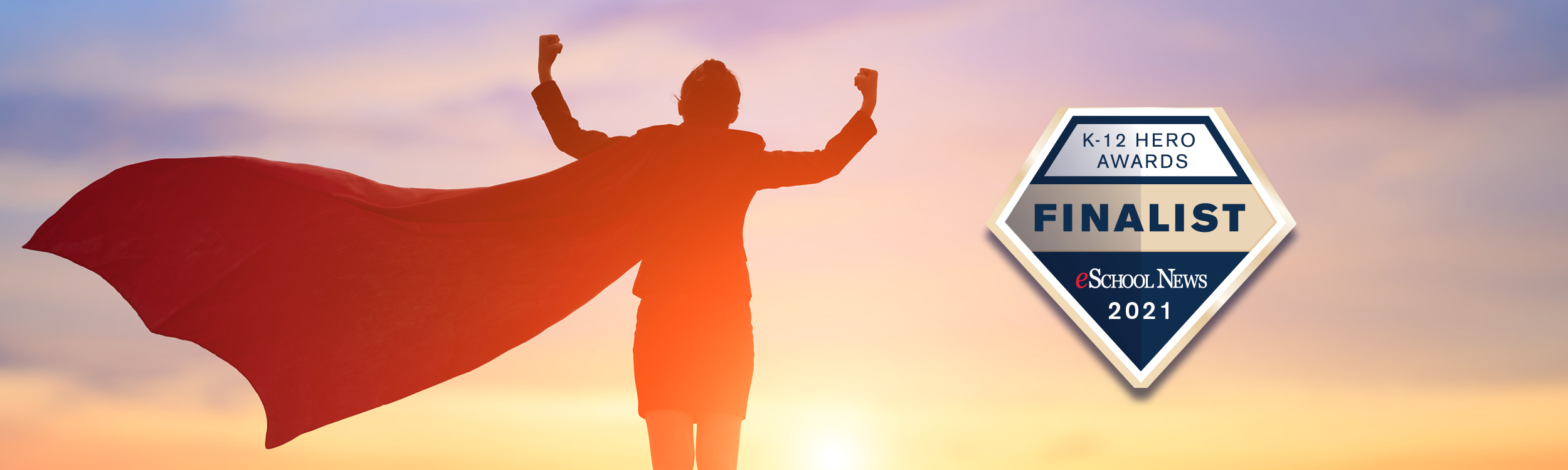 Superhero silhouette