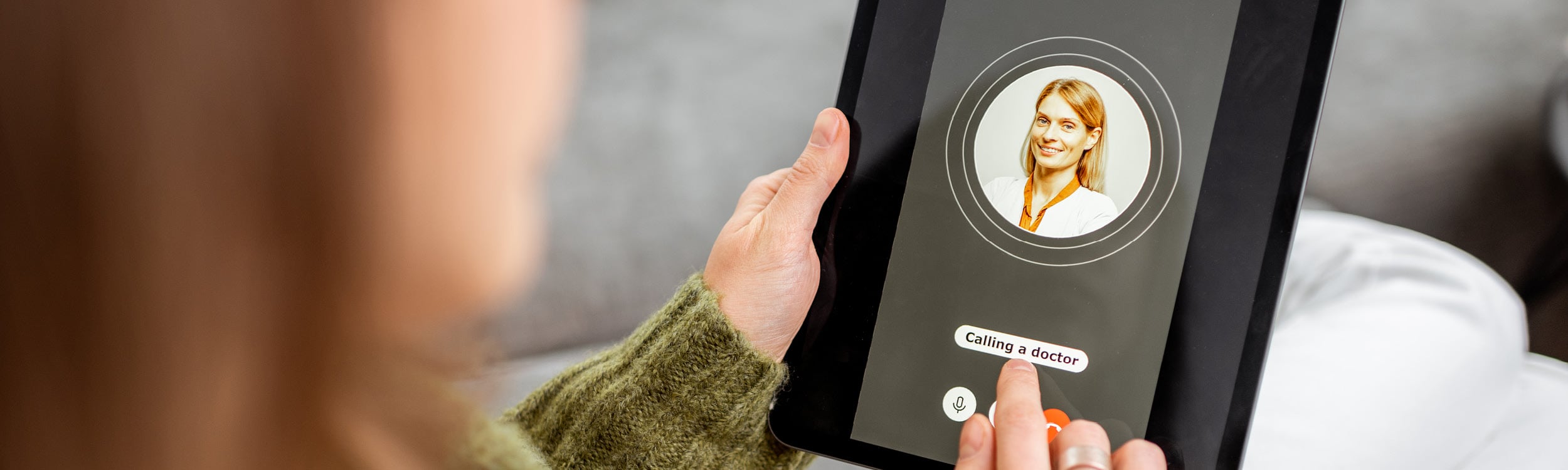 Connecting to therapist on device
